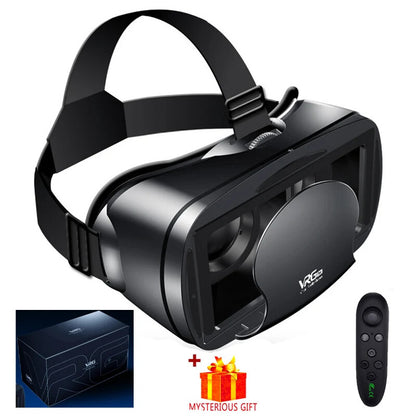 3D SMART VR HEADSET HELMET for SMART PHONE with BINOCULARS LENSES MOVIES GAMES