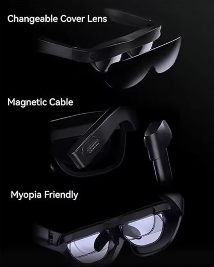 RayNeo XR Glasses TCL NXTWEAR 1S 1080P OLED 3D Video Game Movie PC iOS