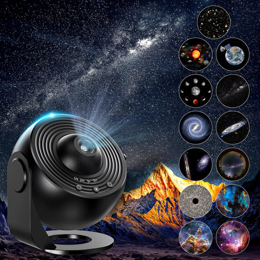13-in-1 Star Galaxy Projector – Planetarium Aurora Night Light for Bedroom & Rel