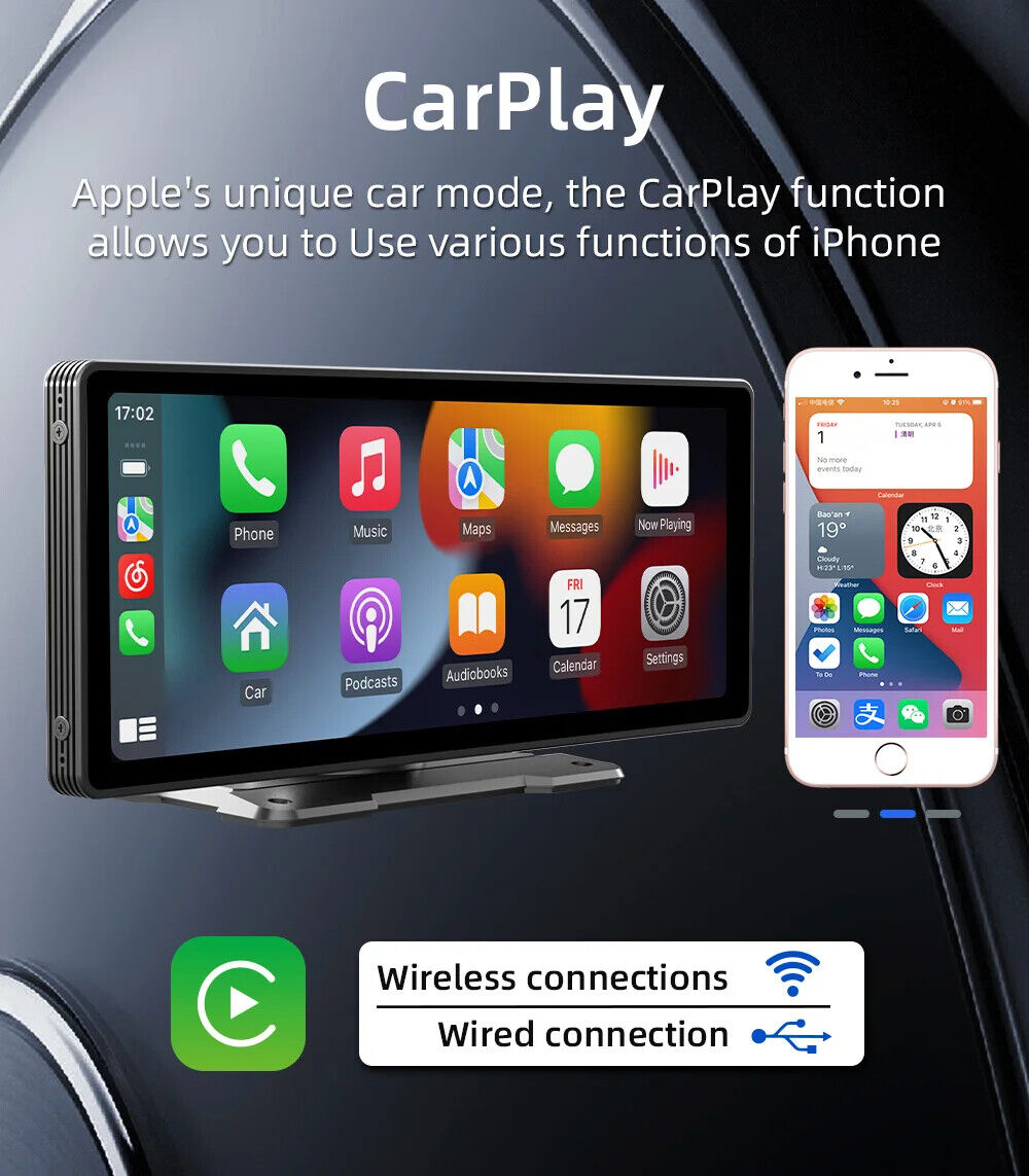 Universal 10.26” Car Radio Multimedia WIFI Player Wireless Carplay Apple Android