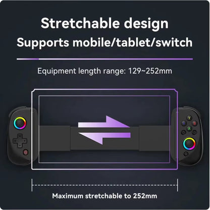 Wireless Mobile Controller Turbo 6-Axis Gyro Vibration for Android iOS PS4 PS3