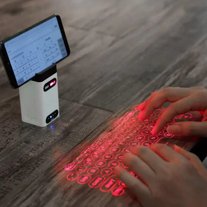 WIRELESS KEYBOARD VIRTUAL Laser Projector for Tablet Mobile PC
